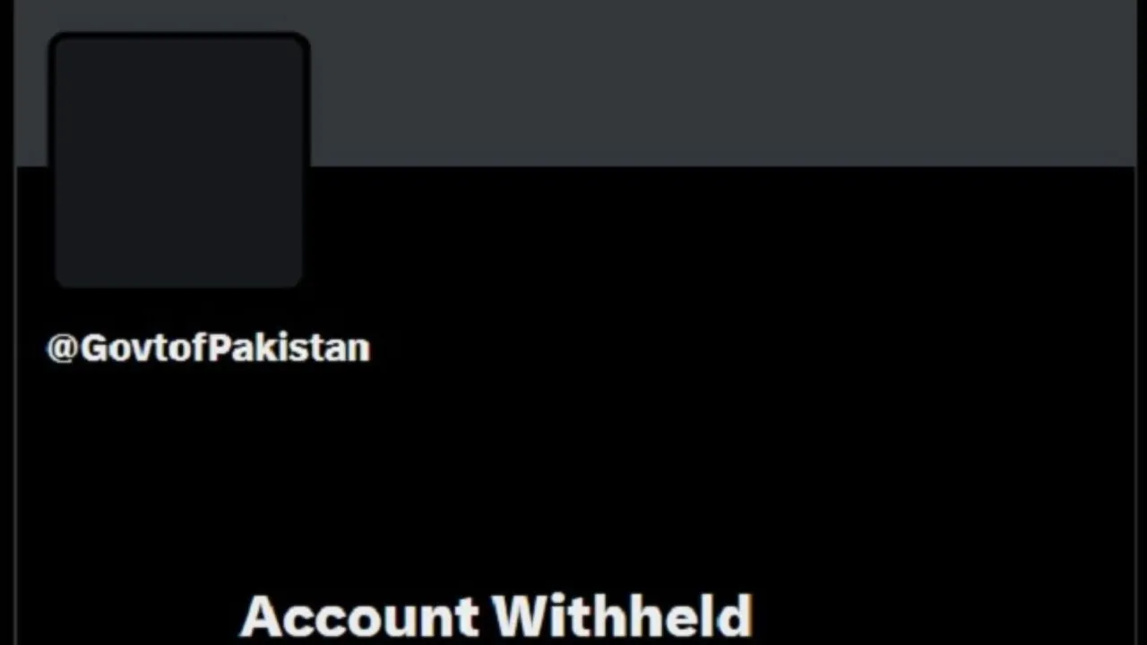 Pakistan X Account Blocked