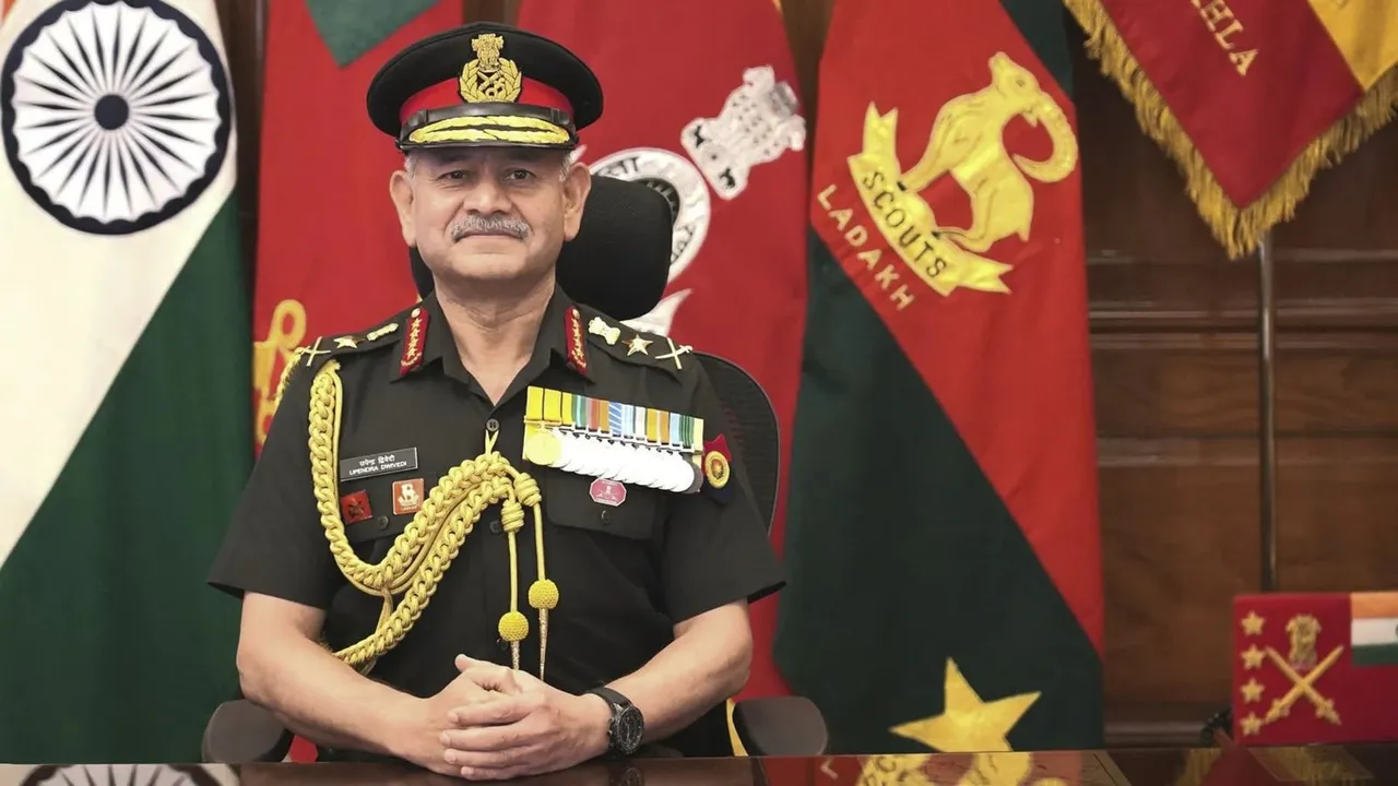 Army chief Gen Upendra Dviwedi image 