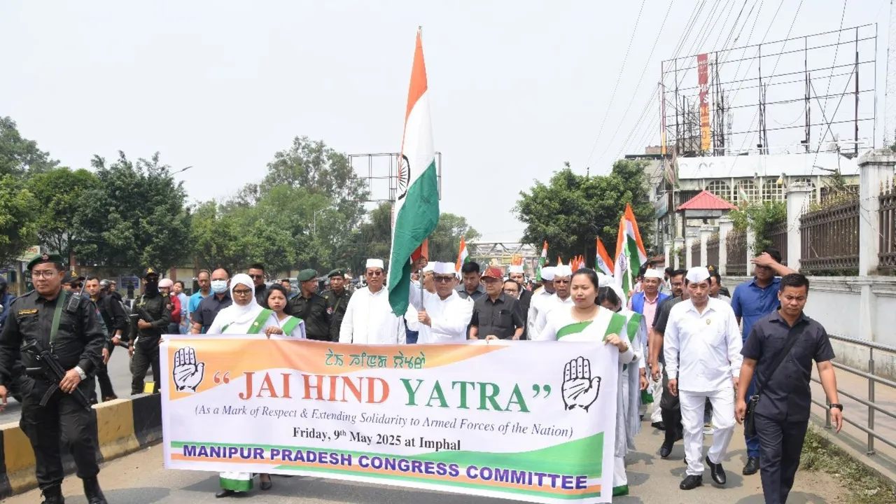 Manipur Congress Tiranga Yatra