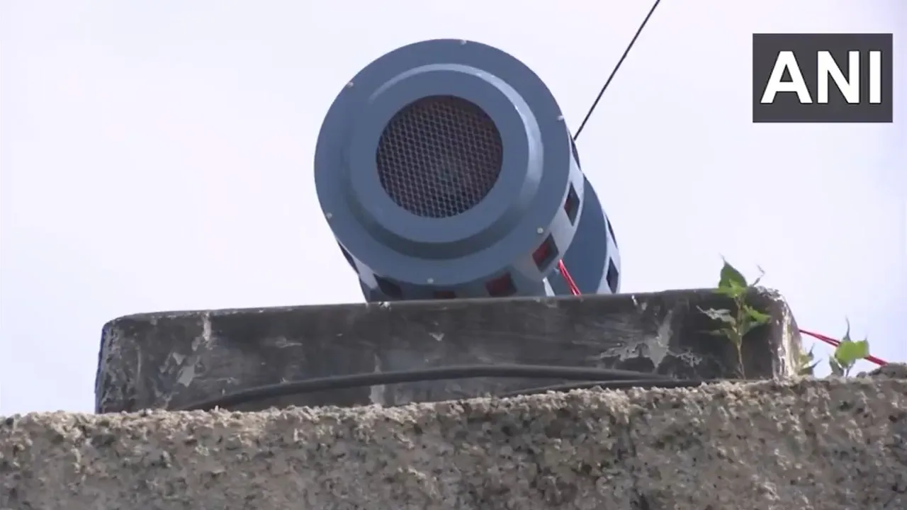 Air sirens installed at PWD headquarters in Delhi's ITO 