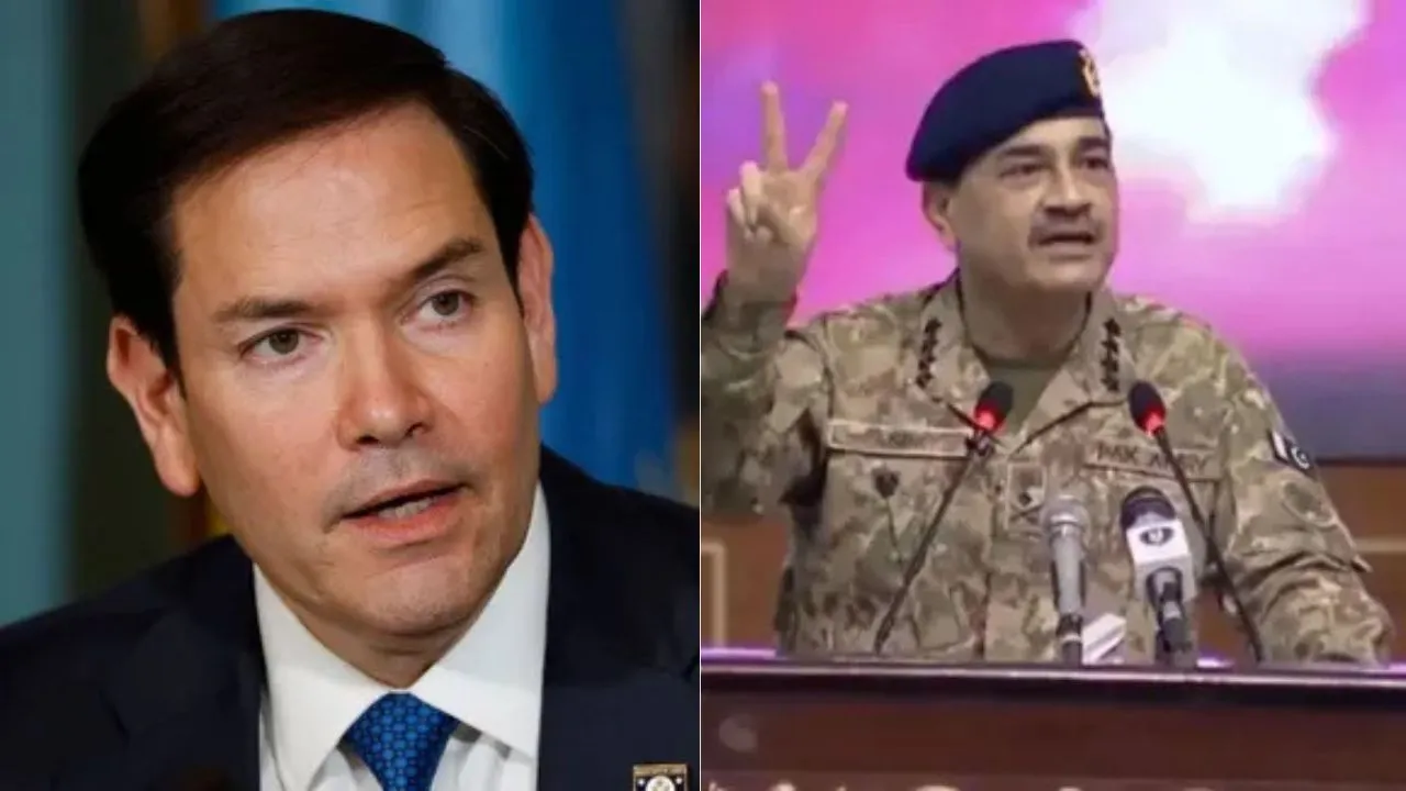 Marco Rubio and Asim Munir