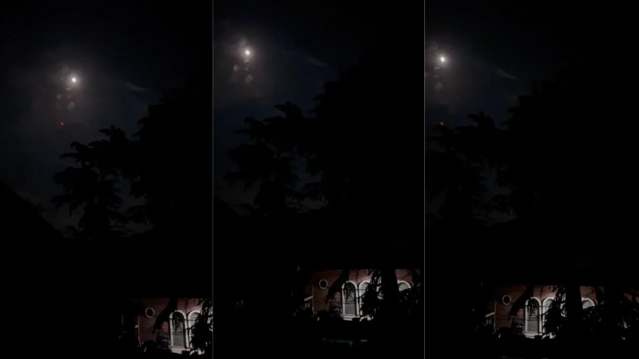 Ceasefire violation by Pakistan in Srinagar on Saturday, May 10, 2025.
