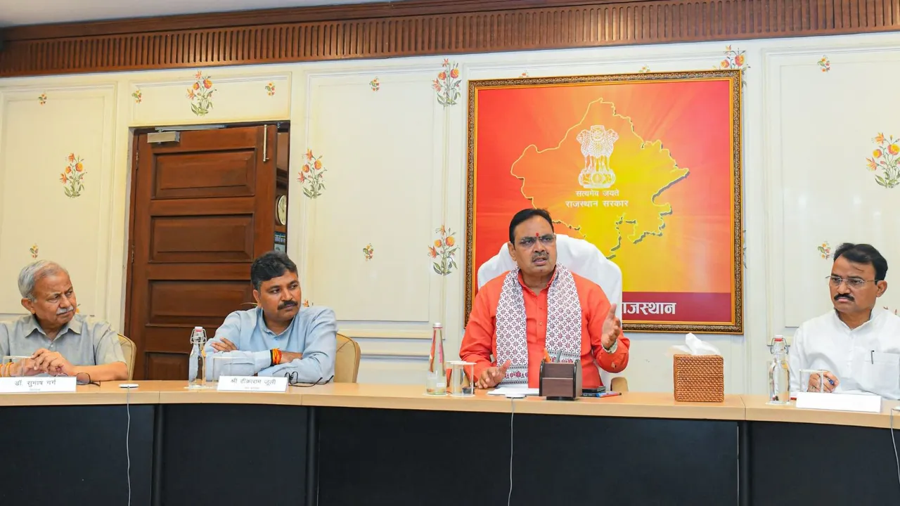 Bhajanlal Sharma Rajasthan All Party Meeting