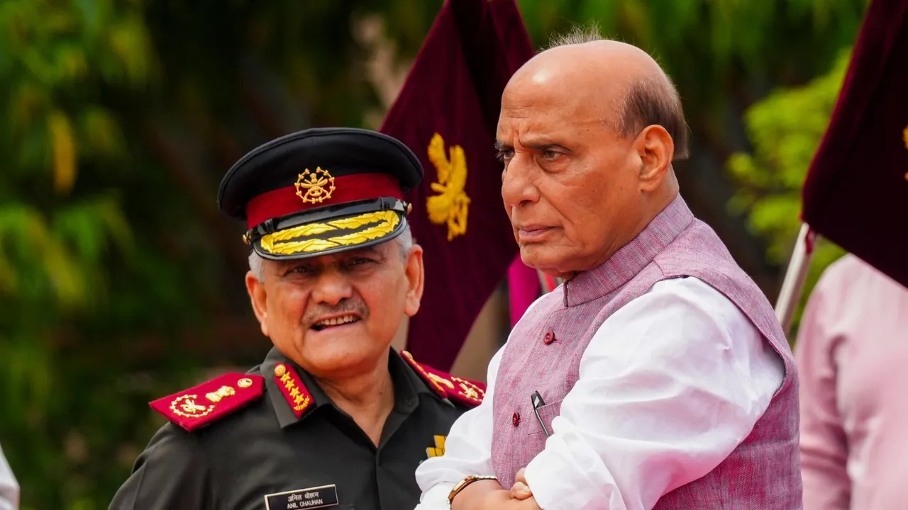 Rajnath Singh Anil Chauhan