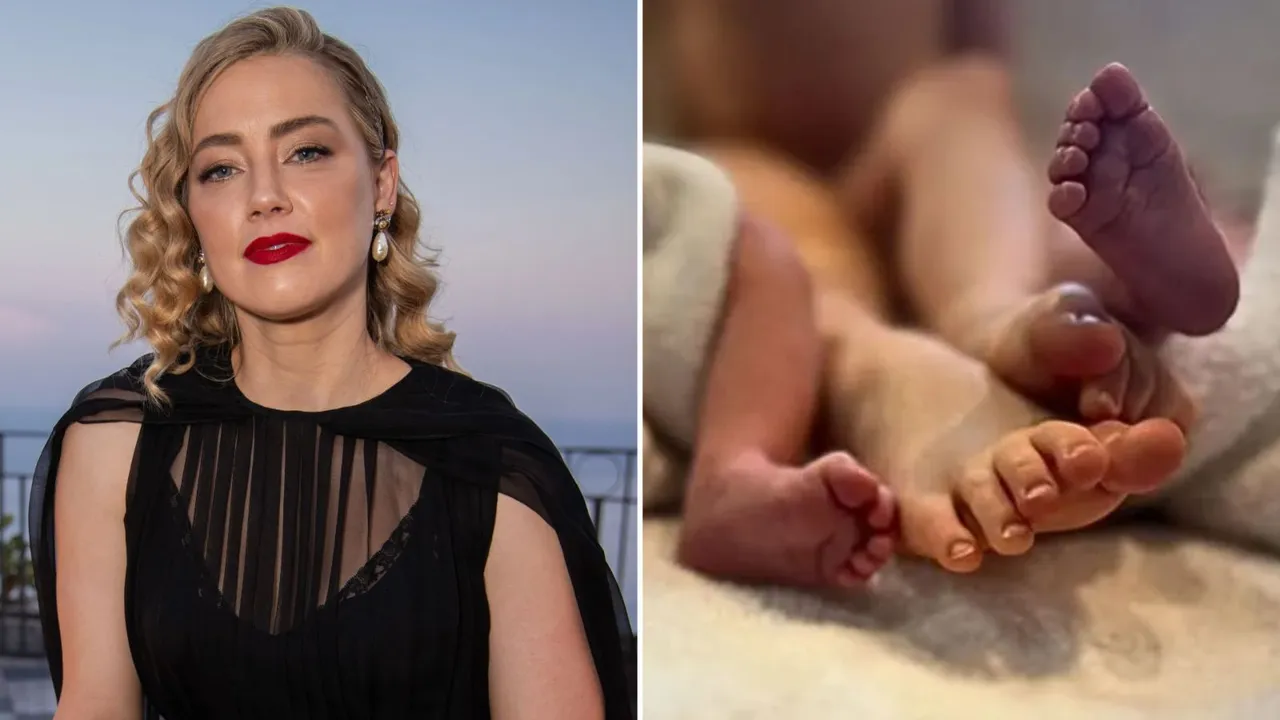 Amber Heard Child birth