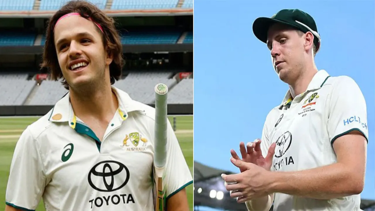 Kontas (L), Cameron Green (R)