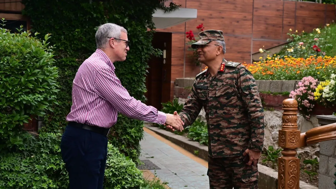 Northern Army Commander Lieutenant General Pratik Sharma Omar Abdullah