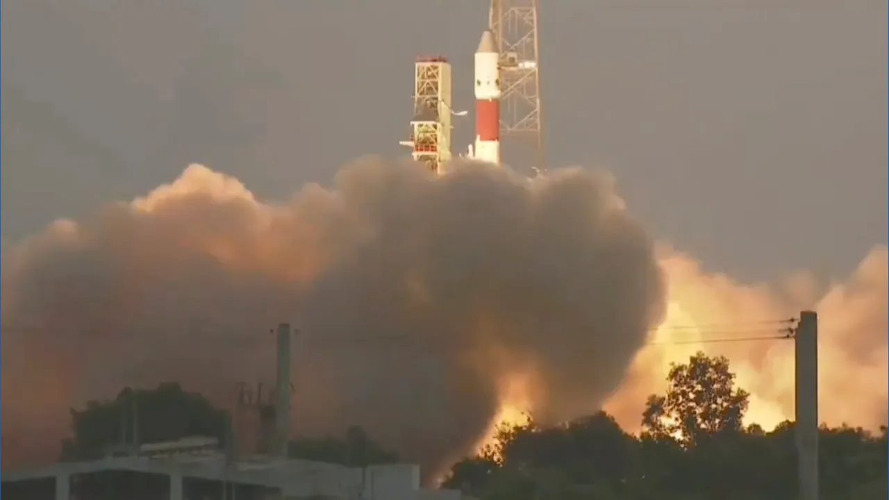 PSLV-C61 lift off 