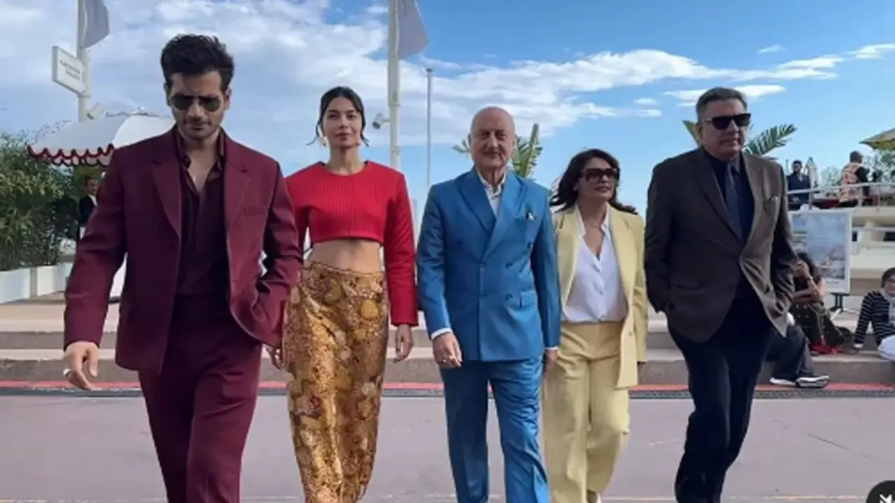 Tanvi The Great starcast at Cannes 2025