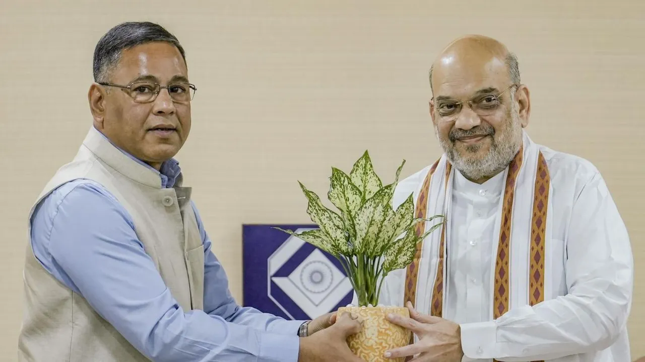 Tapan Kumar Deka Amit Shah