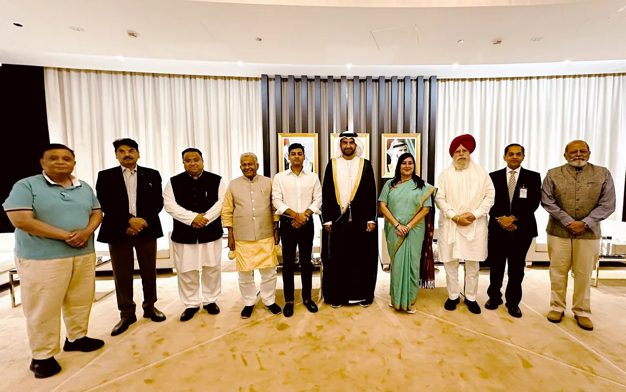 All party delegation UAE Shrikant Shinde