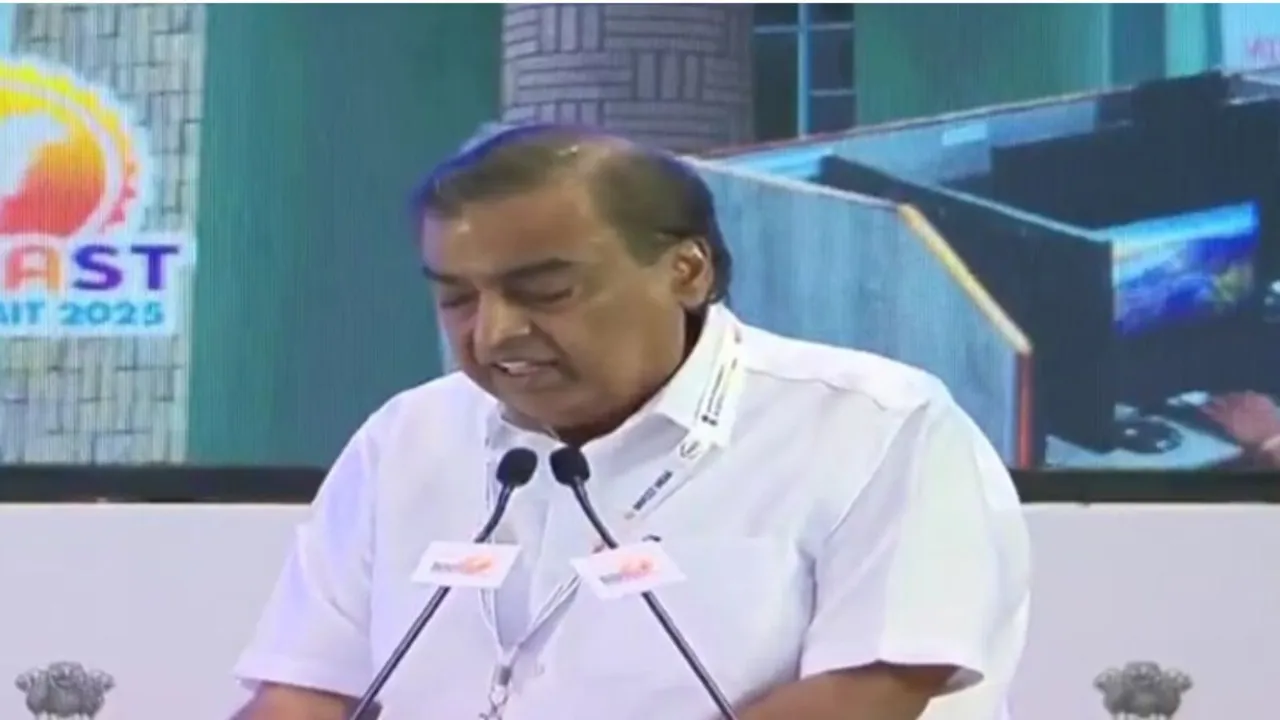 Mukesh Ambani speaks at Rising Northeast Summit 
