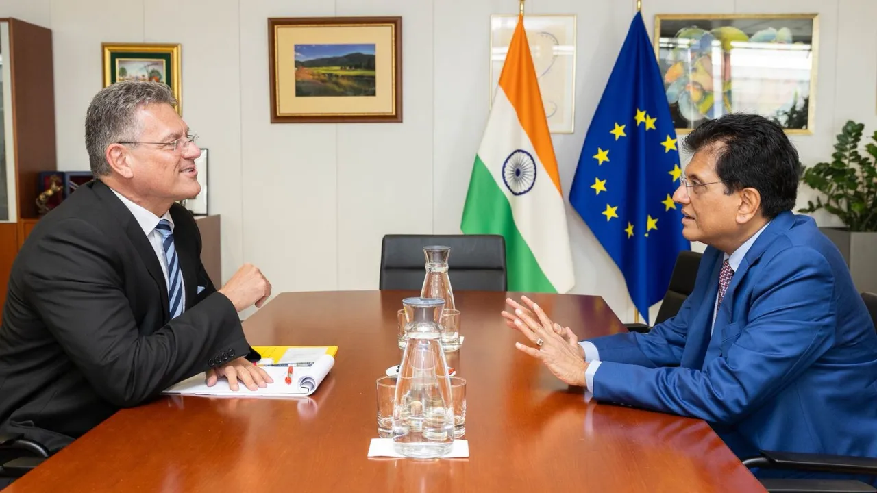 Piyush Goyal Maros Sefcovic