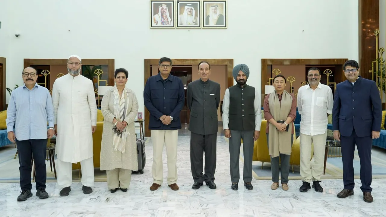 All Party Delegation Baijayant Jay Panda Asaduddin Owaisi Bahrain