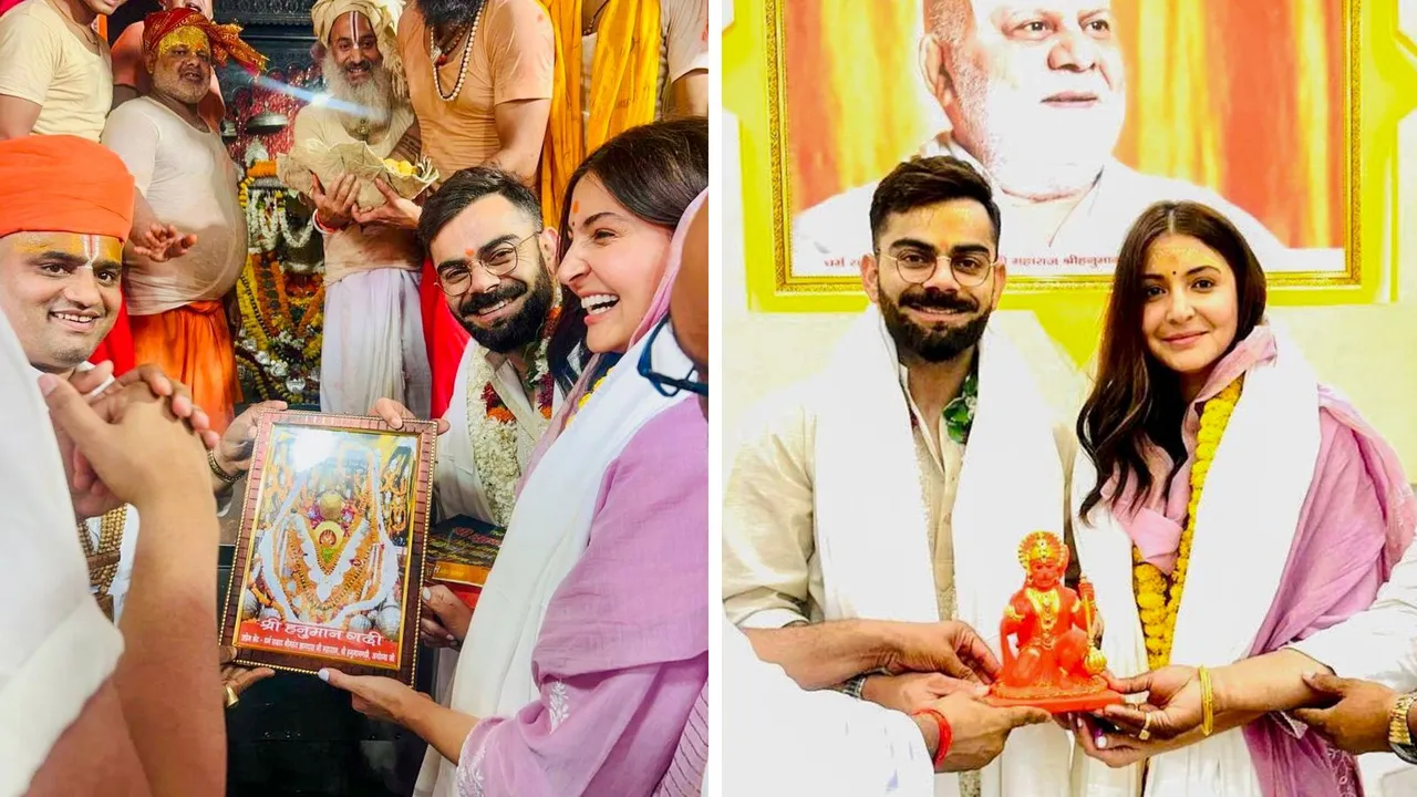 Virat Kohli anlong with Anushka Sharma visit Ram Temple in Ayodhya