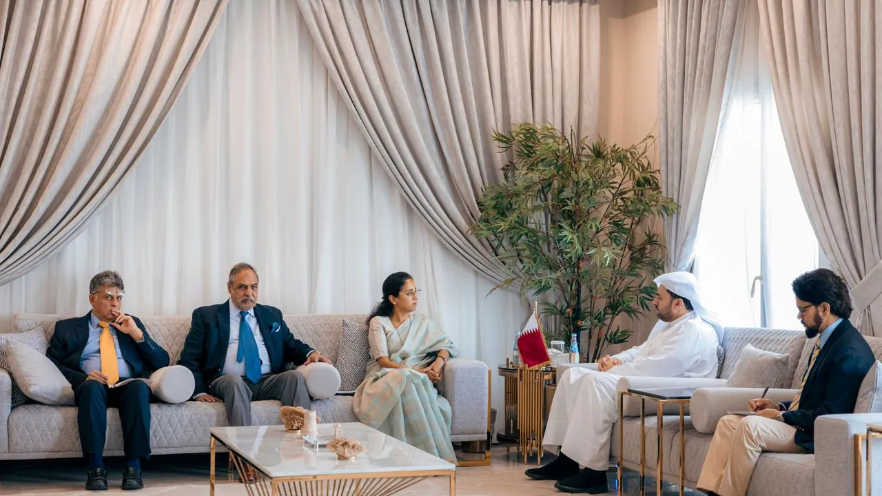 Supriya Sule All Party Delegation Qatar