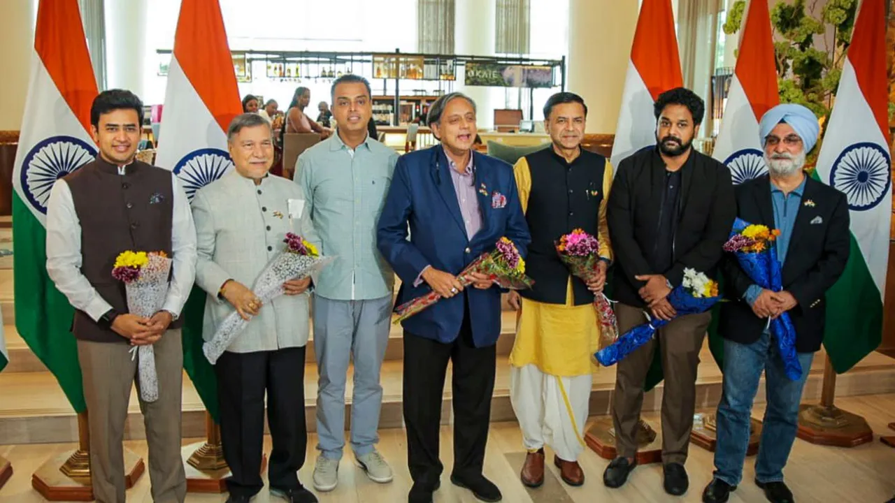 Shashi Tharoor All Party Delegation Guyana