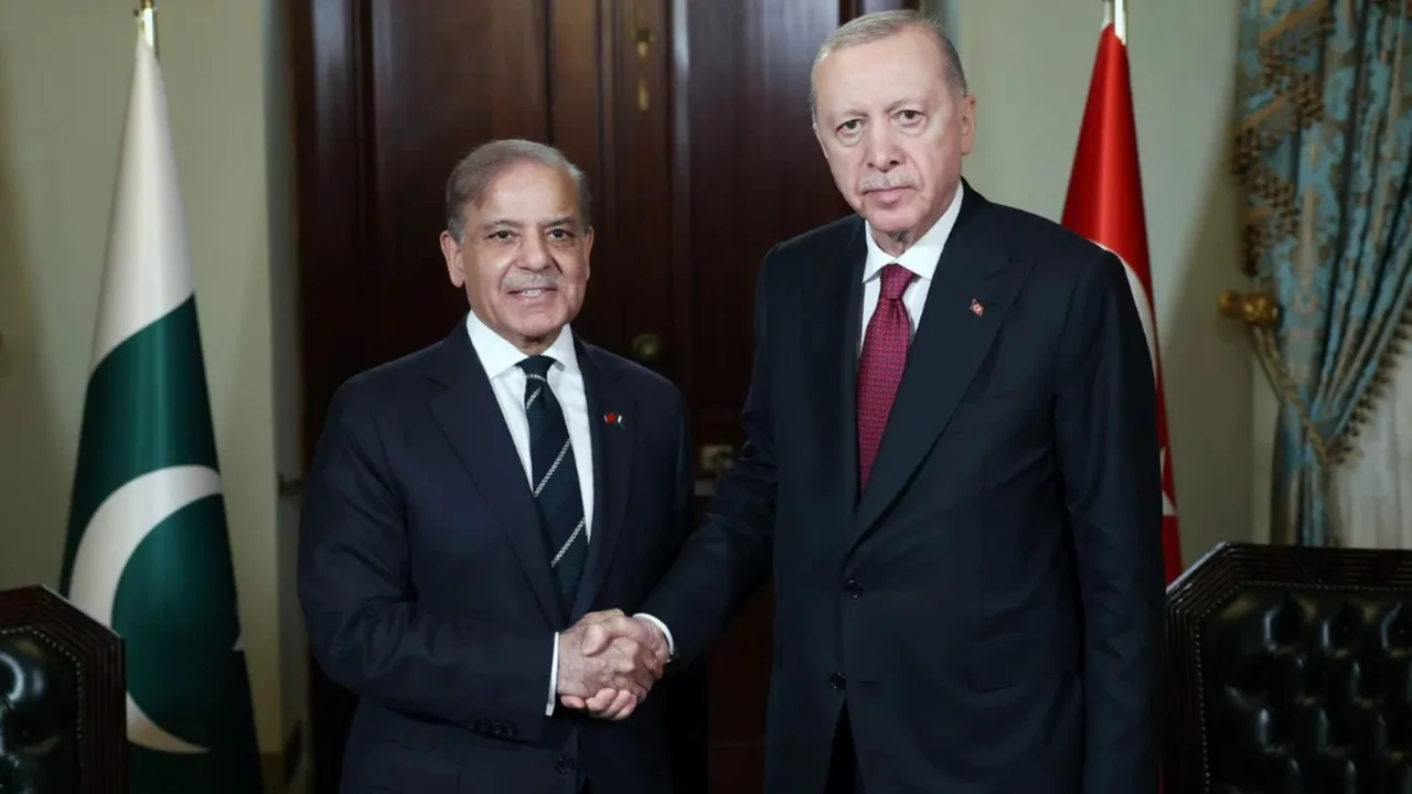 Shehbaz Sharif Recep Tayyip Erdogan Pakistan Turkey