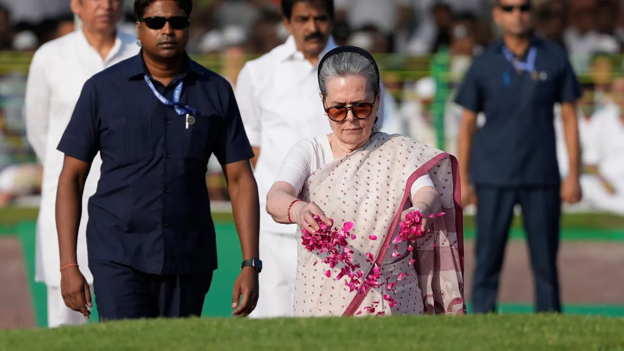 Jawaharlal Nehru Sonia Gandhi