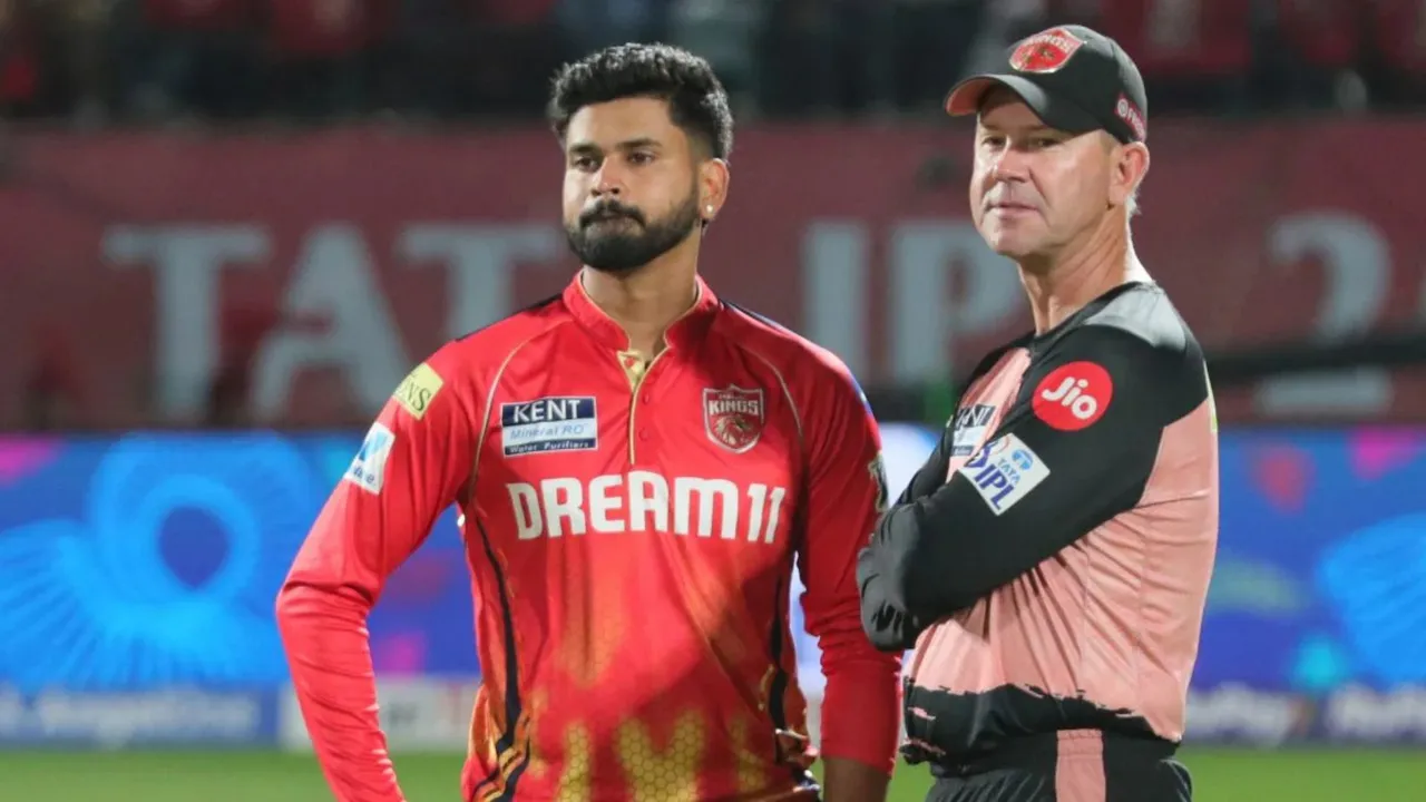 Ricky Ponting with Shreyas Iyer