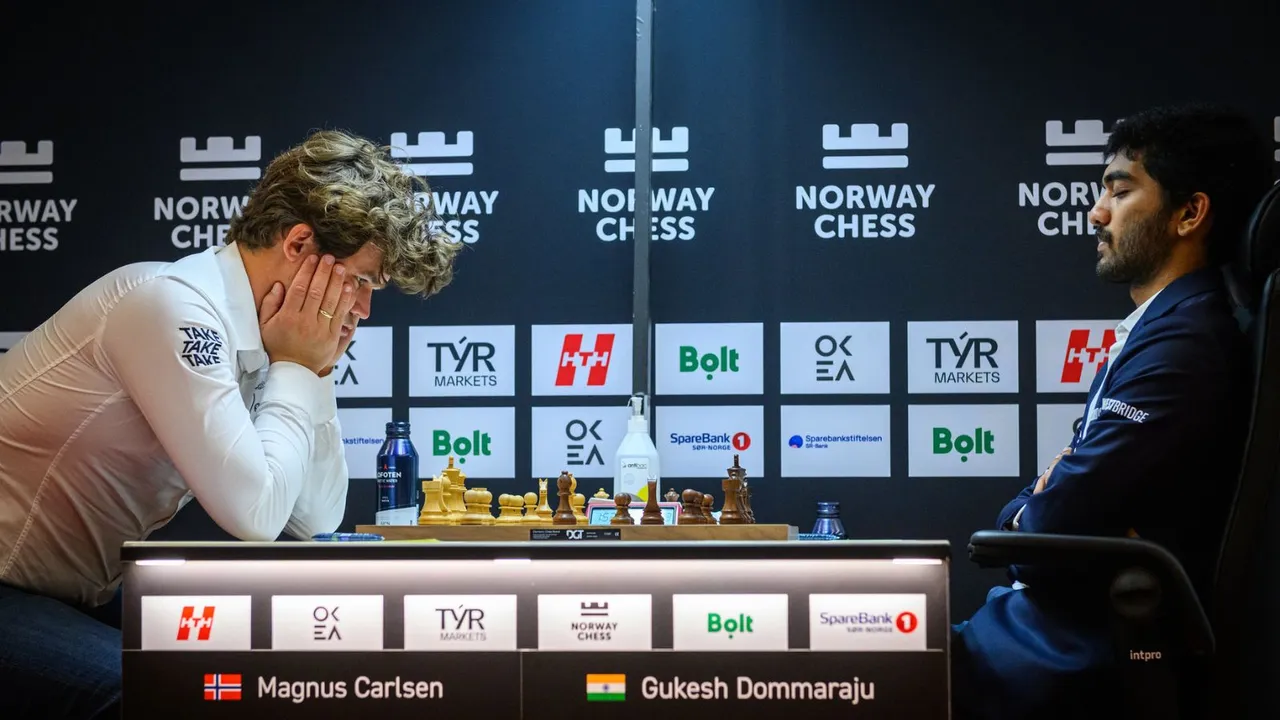 Magnus Carlsen D Gukesh Norway Chess