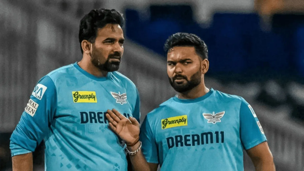Zaheer Khan with Rishabh Pant 