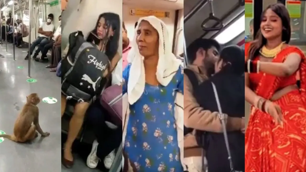 Delhi Metro Reels Viral