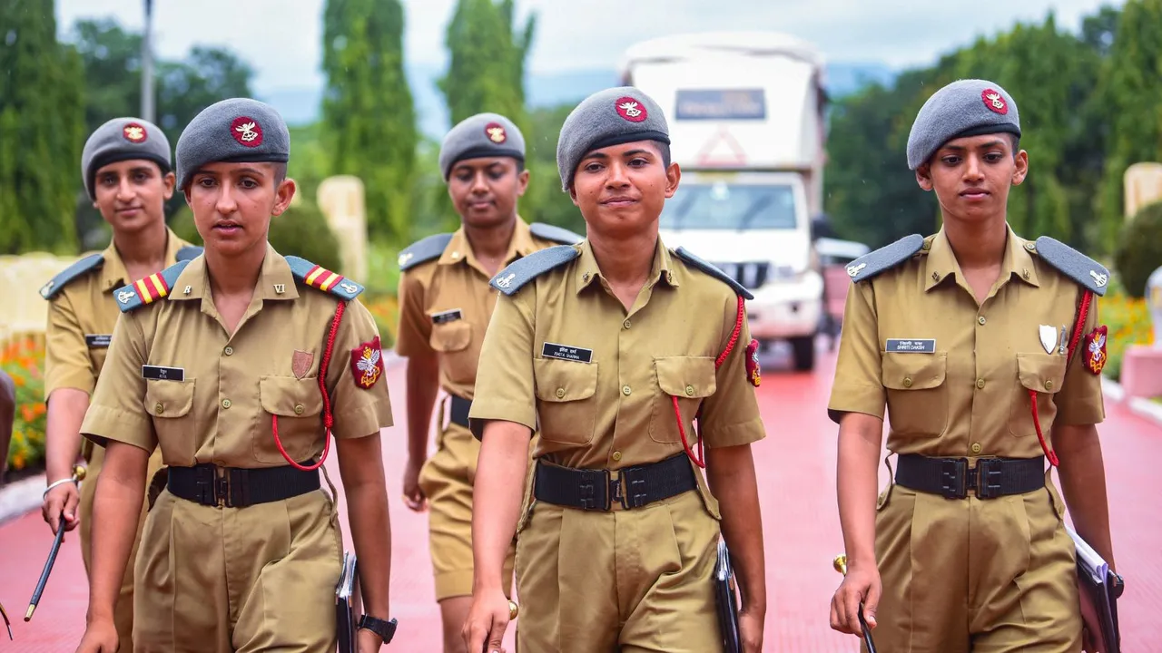 NDA female cadets