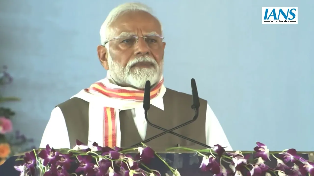 PM Narendra Modi addresses rally in Bihar
