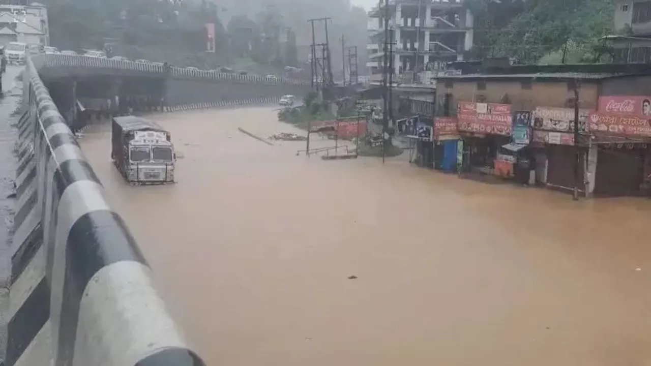 Heavy rainfall in Guwahati image