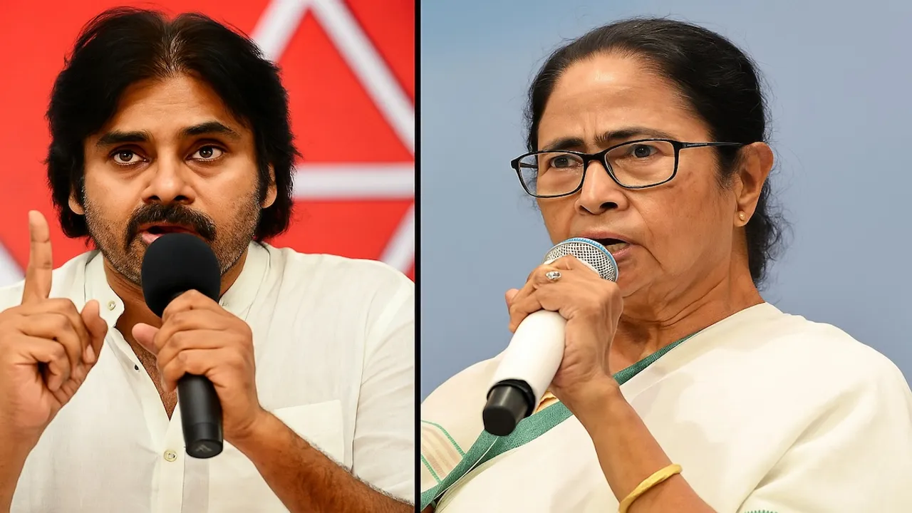 Pawan Kalyan and Mamata Banerjee