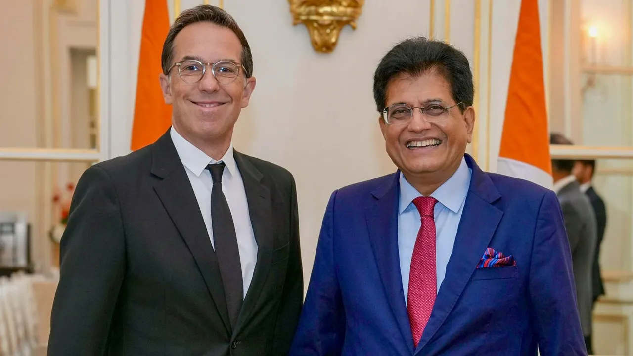 Nicolas Hieronimus Piyush Goyal L'Oreal Paris