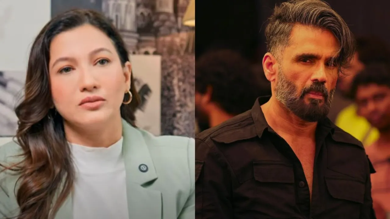 Gauahar Khan Suniel Shetty