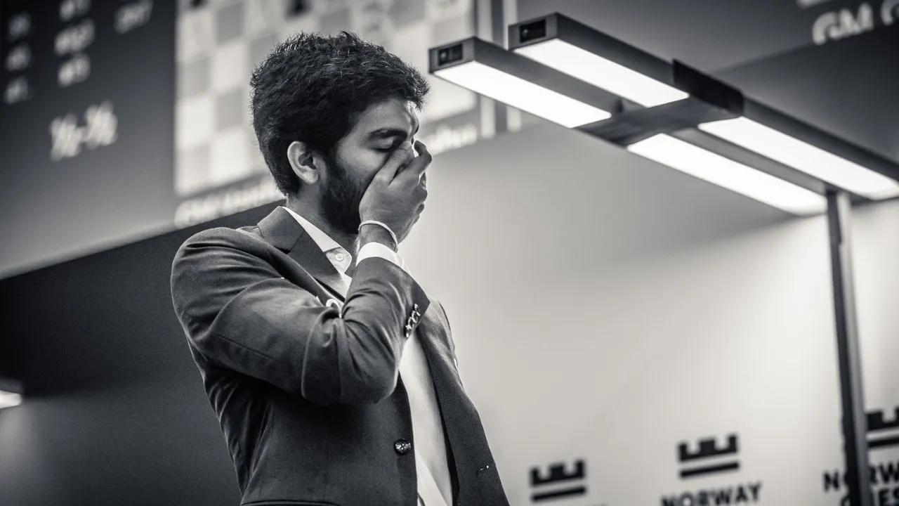 D Gukesh vs Magnus Carlsen Norway Chess