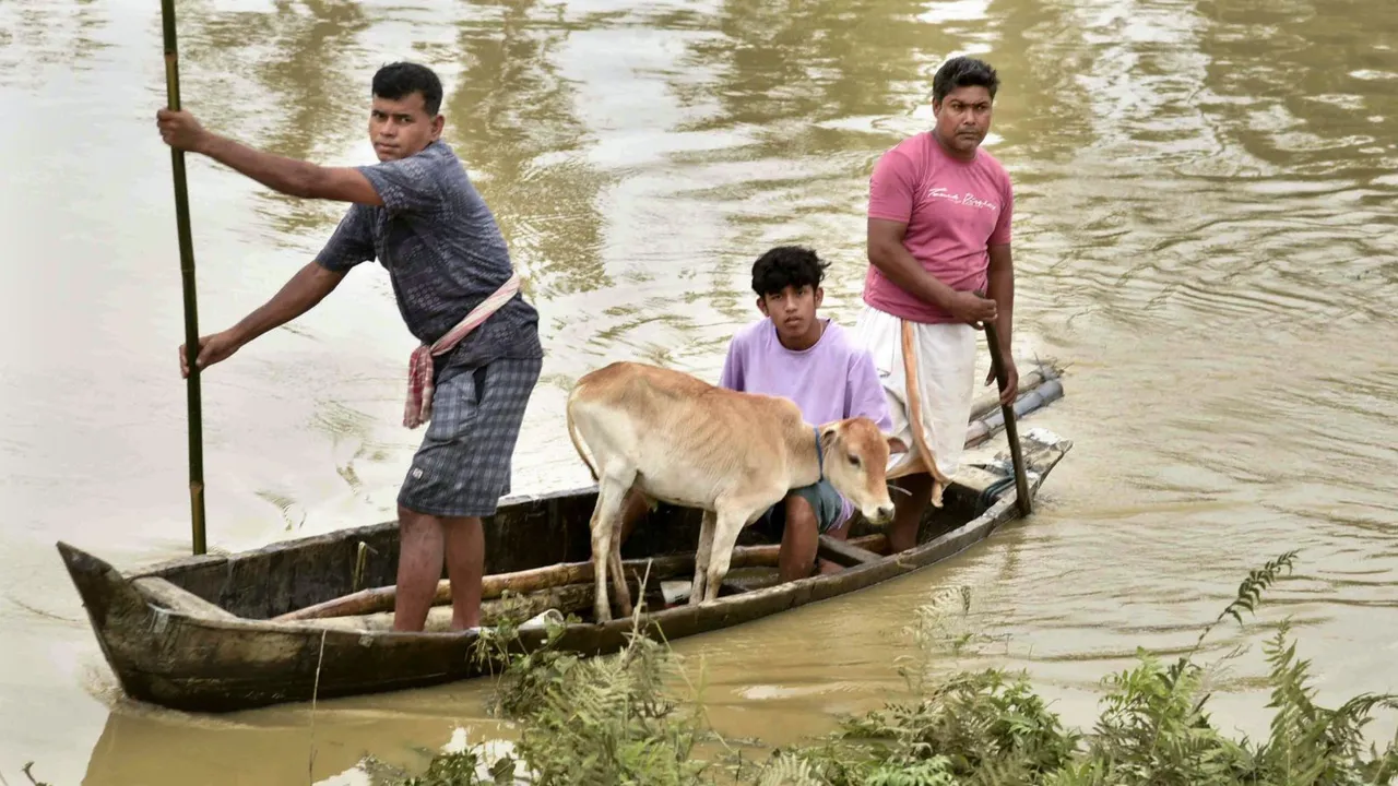 Assam Floods Lakhimpur