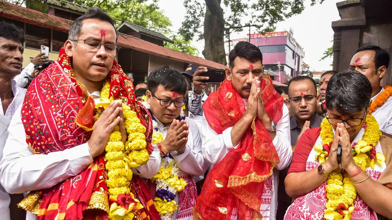 Gaurav Gogoi Assam Congress Kamakhya Temple