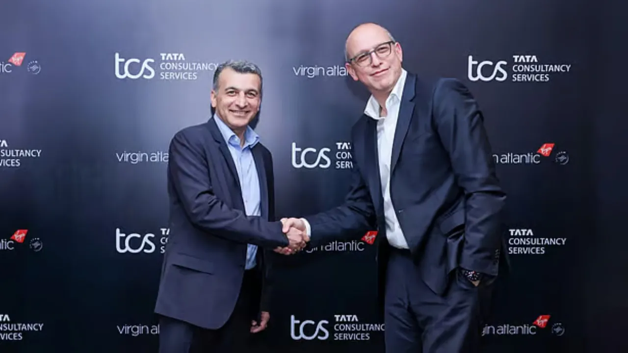 Virgin Atlantis CEO Shai Weiss announces a seven-year deal with Tata Consultancy Services TCS.