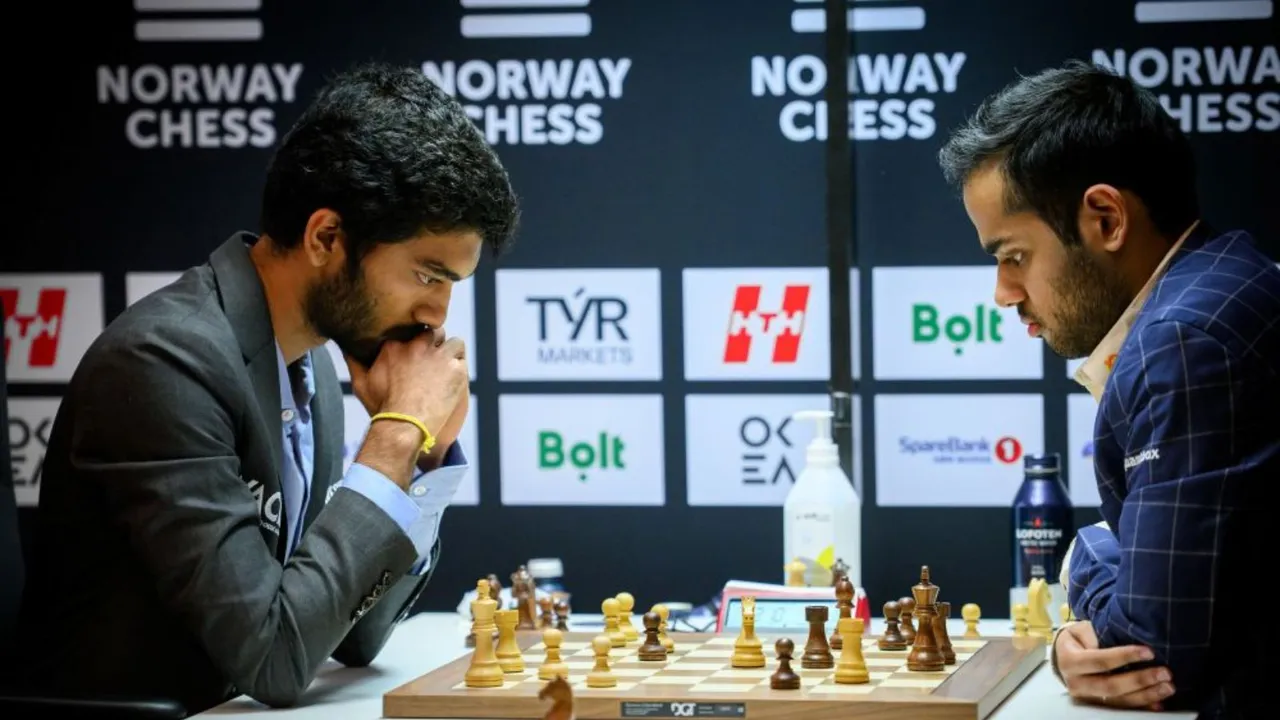 D Gukesh Arjun Erigaisi Norway Chess