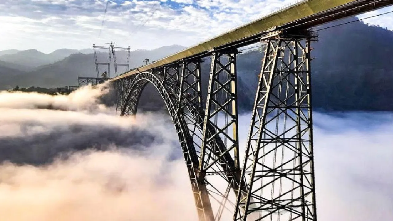Chenab railway link 