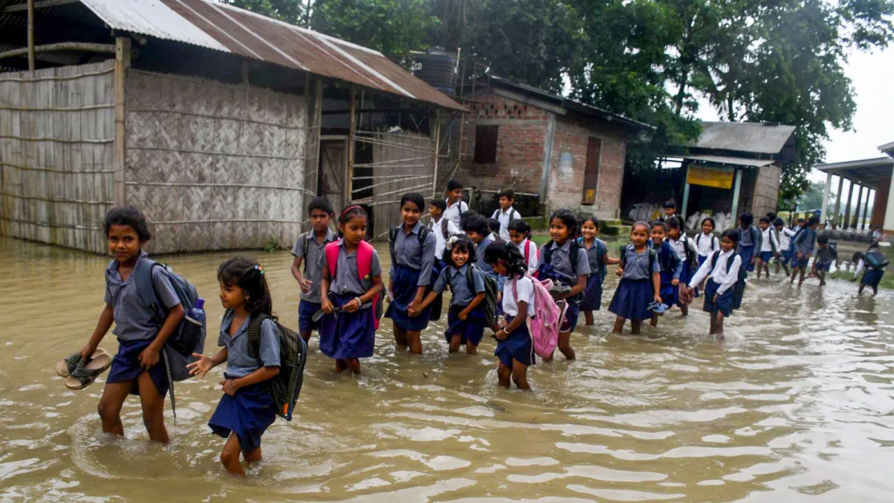 Assam Floods Morigaon