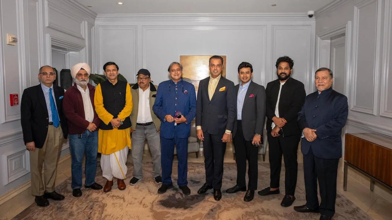 An all party delegation led by Shashi Tharoor arrives in Washington D.C. on Tuesday, June 3, 2025.