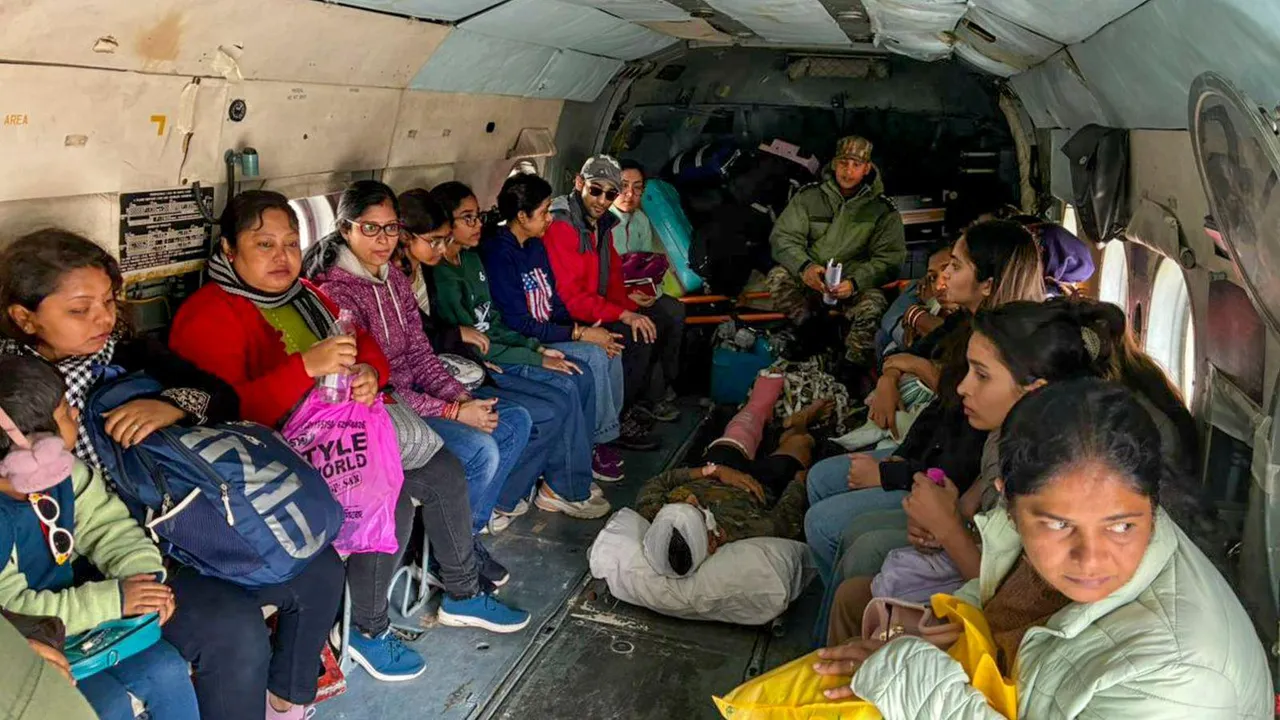 Sikkim Landslide Rescue Operations