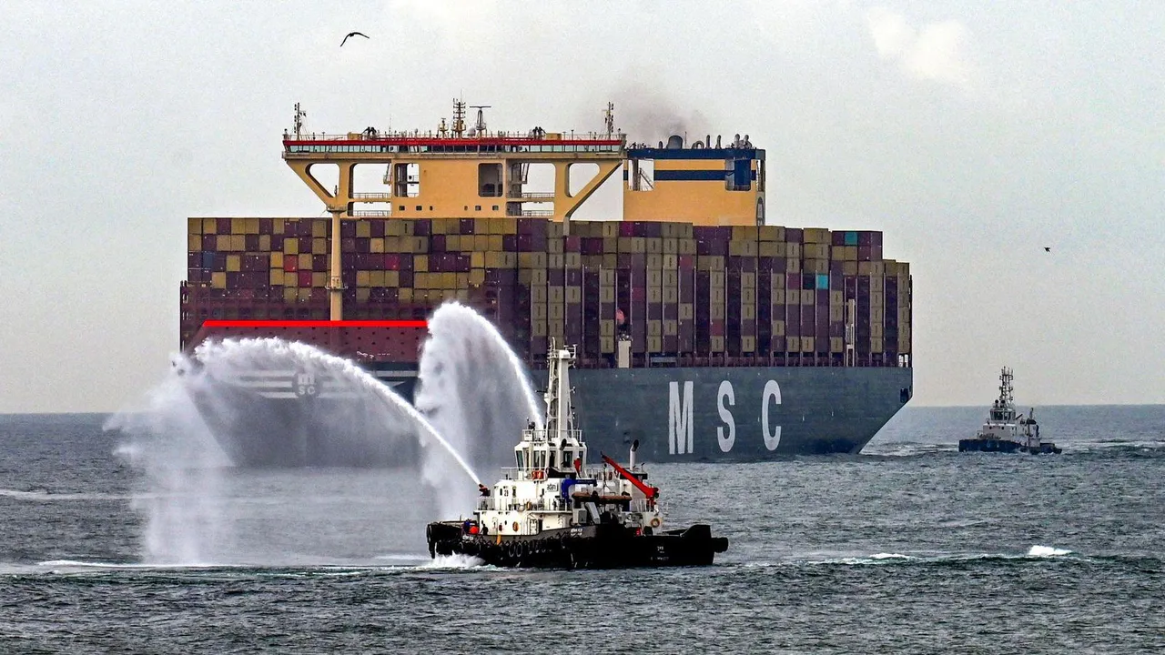 MSC IRINA at Vizhinjam port