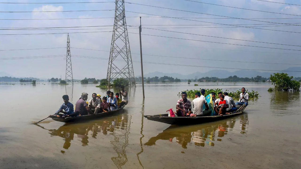 Assam floods in Morigaon