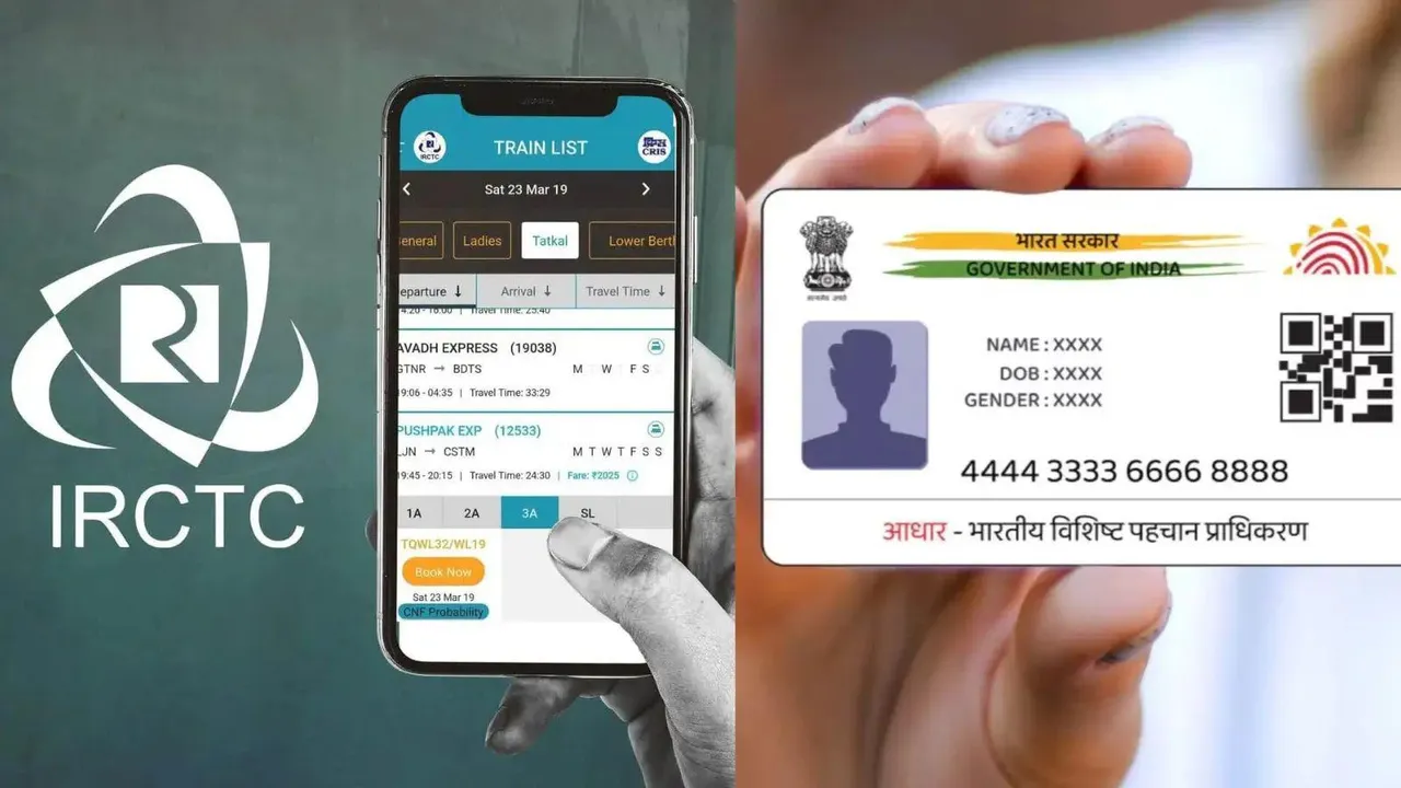 Tatkal Tickets Aadhaar Card IRCTC