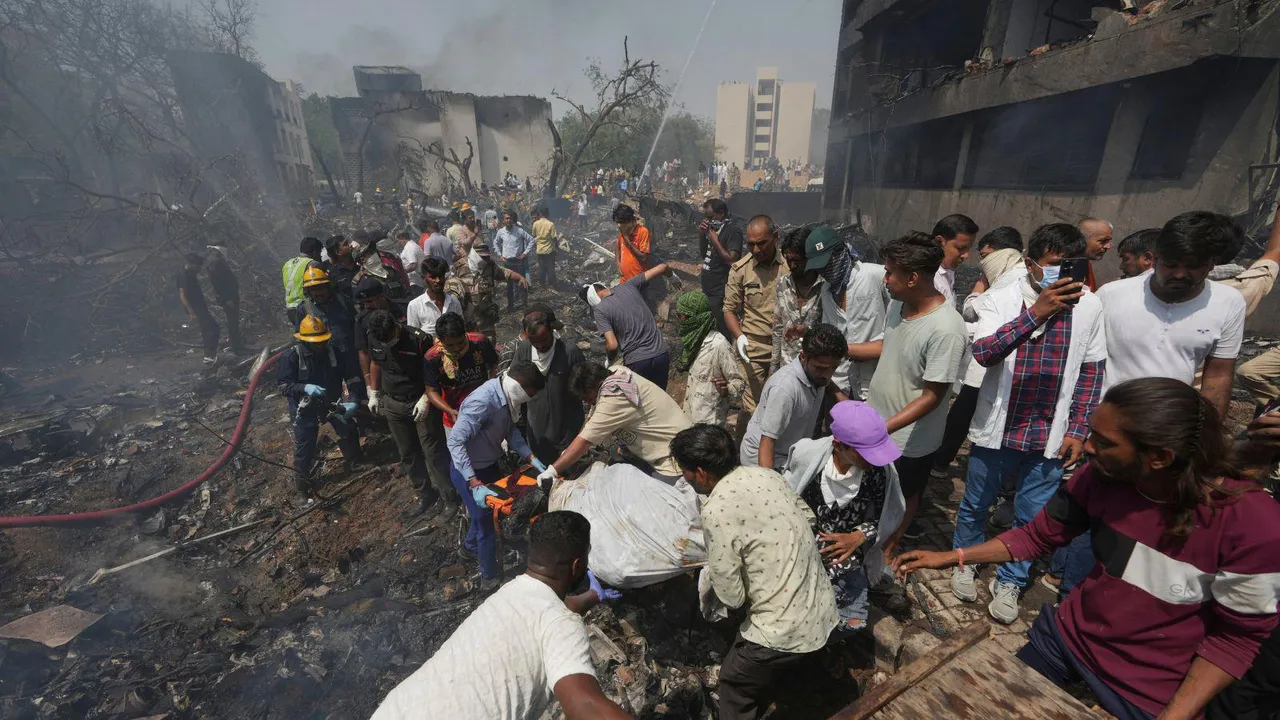 Air India Plane Crash Ahmedabad Airport NDRF