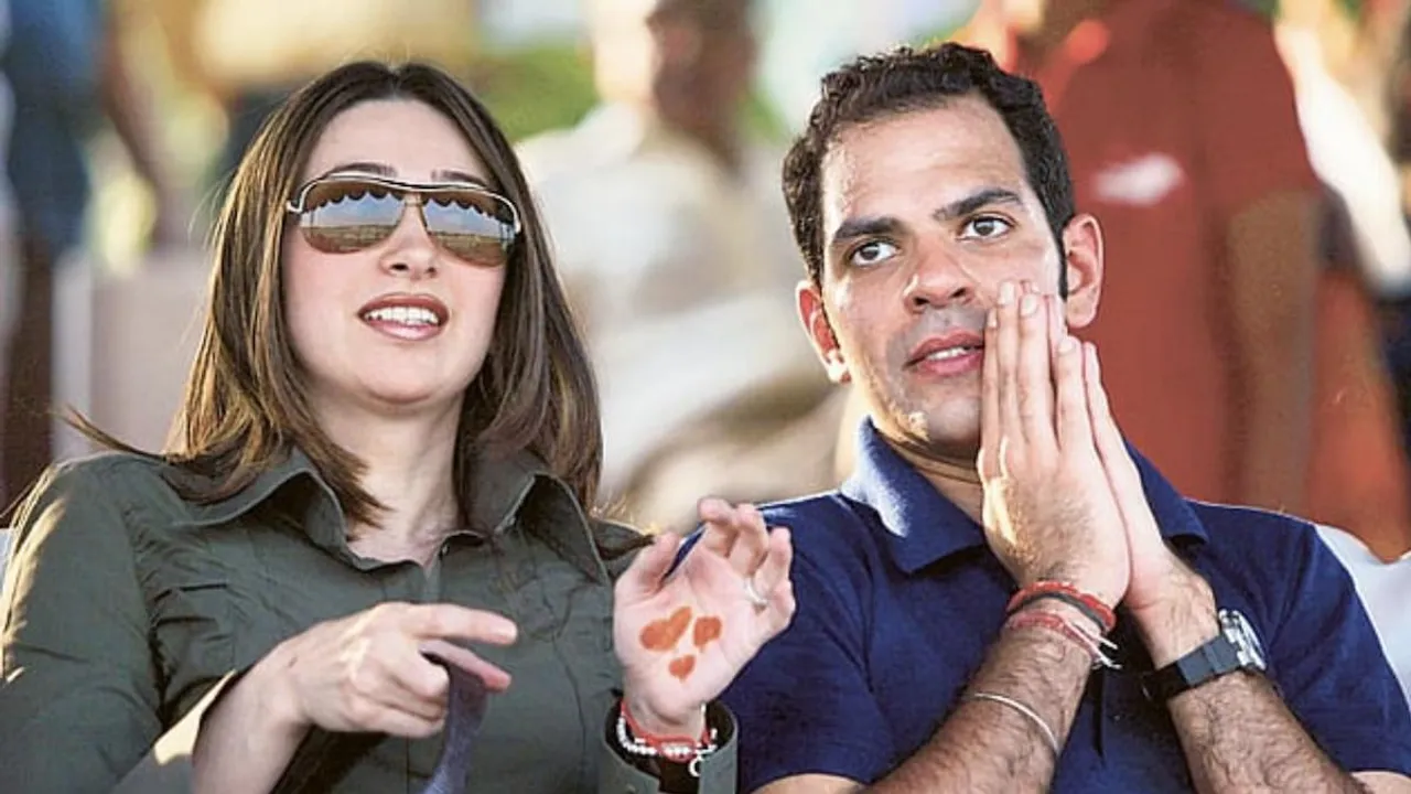An undated file photo of Karishma Kapoor and Sunjay Kapur