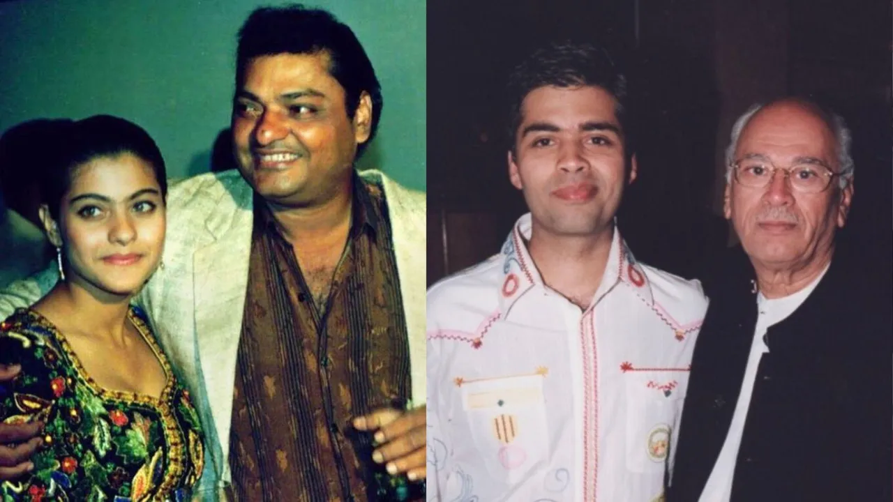 karan Johar with his father 