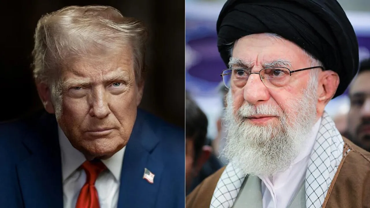 Donald Trump and Ayatollah Ali Khamenei