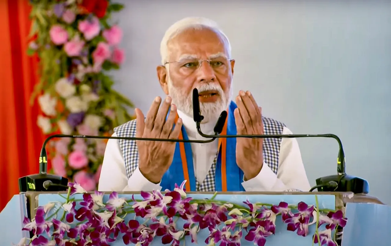 Narendra Modi in Siwan